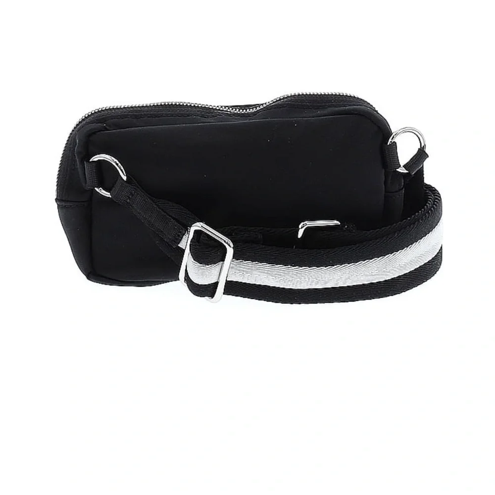 lululemon athletica Black Crossbody Bag with Black & White Strap